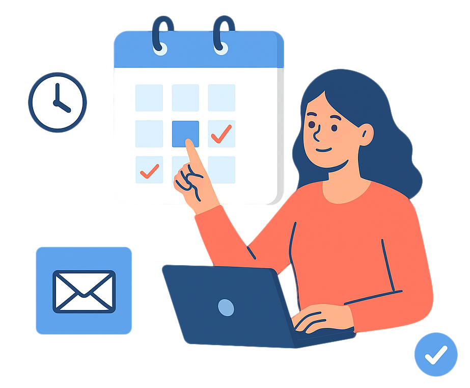 Calendar Support application interface